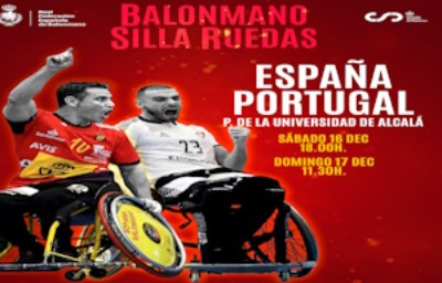 Cartel informativo campeonato balonmano en silla de ruedas